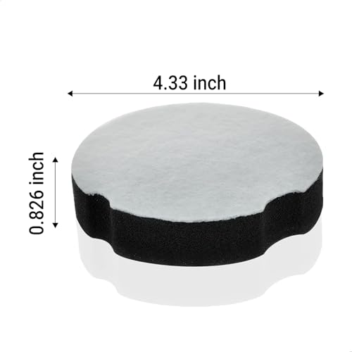 6 Pcs Filter Replacement suitable for Bissell Powerforce Compact Lightweight Upright 2112 1520 for Bissel Turbo Bagless 2690 Vacuum Cleaner - size: 4.33*0.83 inches(6 Pcs)