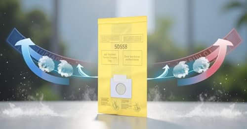 EnviroCare Replacement Vacuum Bags made to fit Kenmore Canister Type C or Q 50555, 50558, 50557 and Panasonic Type C-5 Vacuums, 9 pack