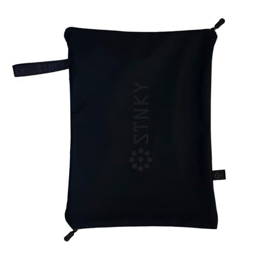 STNKY Bag Pro - Laundry Bags With Zips, Handles and Internal Mesh Bag for Travel, Yoga, Healthcare, Gym Kit, Laundry (Standard, Black) - color: Black, size: Standard