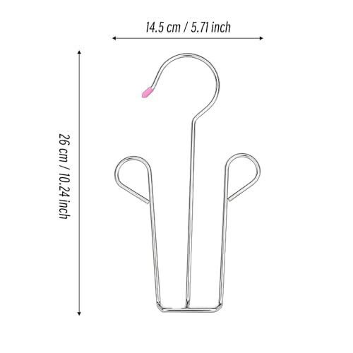 Stainless Steel Shoe Drying Rack 4 Pack, Shoe Hanger(A) - color: Silver a