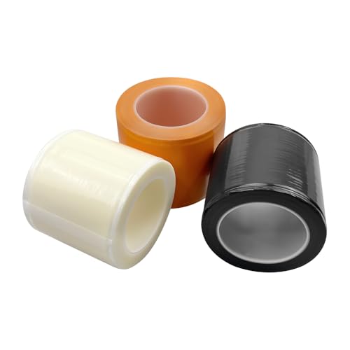 Disposable Dental Barrier Film, YOUYA DENTAL 1200Sheets/Roll Protective Film Plastic Oral Tape Isolation Membrane Tattoo Film Barrier Dentistry Covers Sleeves Dentistry Material 4"x 6"- Black - color: Black