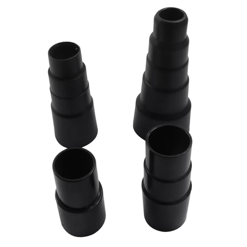 4 Pcs Universal Vacuum Hose Adapter Kit, Multi-Size, Black - size: Kit 2 (4 pcs)