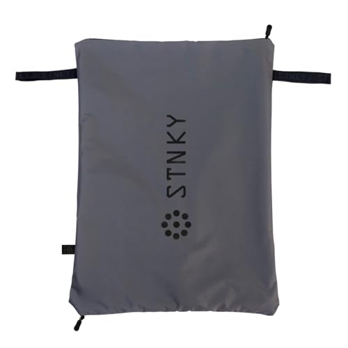 STNKY Bag Pro - Laundry Bags With Zips, Handles and Internal Mesh Bag for Travel, Yoga, Healthcare, Gym Kit, Laundry (XL, Grey) - color: Grey, size: X-Large