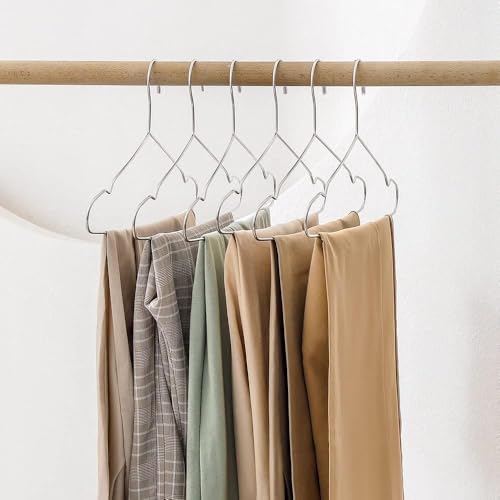 Stainless Steel Hangers, 40 Pack, 16.5 Inch, 15 lb Capacity - size: 40pack