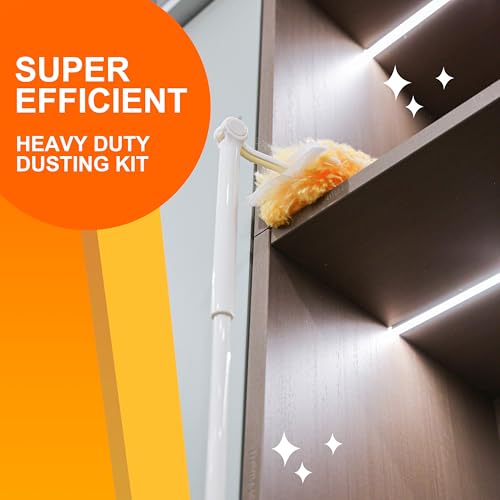Duster Refills 50 Counts, 360° Heavy Duty Multi Surface Duster Refills for Cleaning, Compatible with Swiffer Dusters - size: 50 Count (Pack of 1)