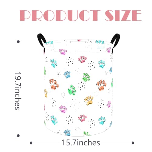 MAIZMZ Kids Hamper Storage Bins Organizer Toy Box Laundry Basket Large Canvas Collapsible Chest for Home/Dorm/Kitchen/Pet/Office/Closet/Shelf/Gift Baskets - color: MR2025917027