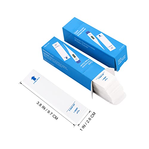 200 Pcs Digital Thermometer Probe Covers, Disposable Sleeves, Pe Pe Fit - color: 200Pcs