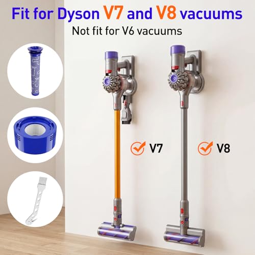 Filter for Dyson V8 Filter Replacement, Animal, Absolute Cordless Vacuum V7 - color: 3+3