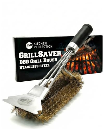 KITCHEN PERFECTION GRILLSAVER Repleaceable Head - Brass - color: 5. Replaceable Head - Brass