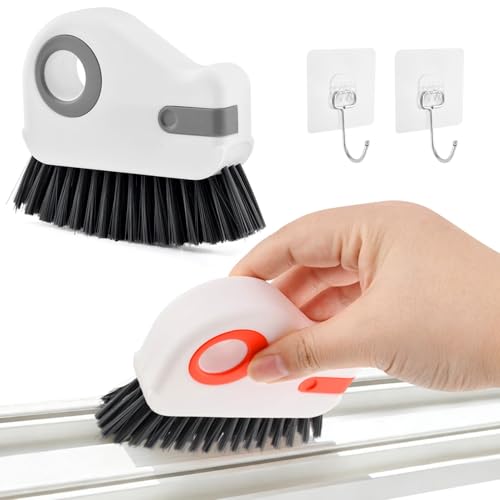 2Pcs Window Track Cleaner, Groove Cleaning Tool, Crevice Cleaning Brush