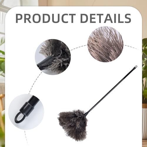 Flylin PP Long Handle Mini Duster with Small Brush Head and Packaging Bag
