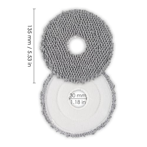 (8 Pieces) 505X Combo Replacement Mop Pads for iRobot roomba 505X Combo, Plus 505 Combo, Plus 405 Combo, Plus 507 Combo Robot Vacuum, Mop Pad, Mop Cloths Accessories