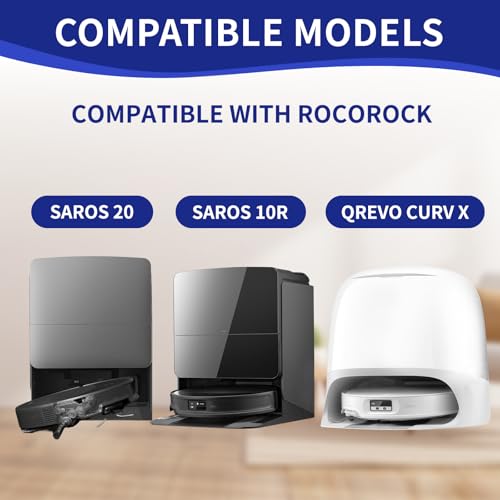 25Pcs Saros 10R Accessories Compatible with Roborock Saros 20 /Qrevo CurvX - color: for Saros 10R