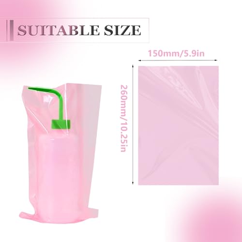 Tattoo Wash Bottle Bags - SOTICA 250pcs Tattoo Bottle Bags - size: 250PCS+PINK