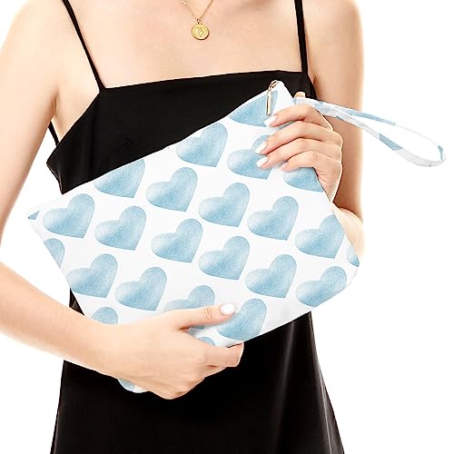 Fokongna Heart Wet Bag, For Swimsuit Travel Makeup Bag Waterproof Large Capacity for Women Girls Mom Sister Friends Boho Heart Romantic Gifts - color: Heart02