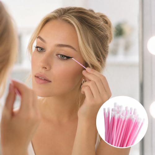 100pcs Micro Detail Brushes, Fine Tip Soft Bristle Cleaning Brushes, for Car Detailing, Air Vent, Panel Gap