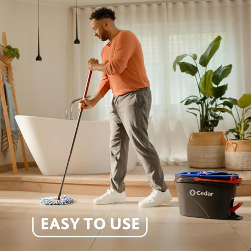 O-Cedar Genuine RinseClean Deep Clean Spin Mop Head Replacement | Machine Washable | Reusable | Microfiber Refill | 40% More Cleaning Power (Pack of 3) - size: Deep Clean - 3 Count