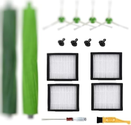 Replacement Parts for iRobot Roomba i3 i7 i6 i8 I, E & J Series Vac - size: 1+4+4