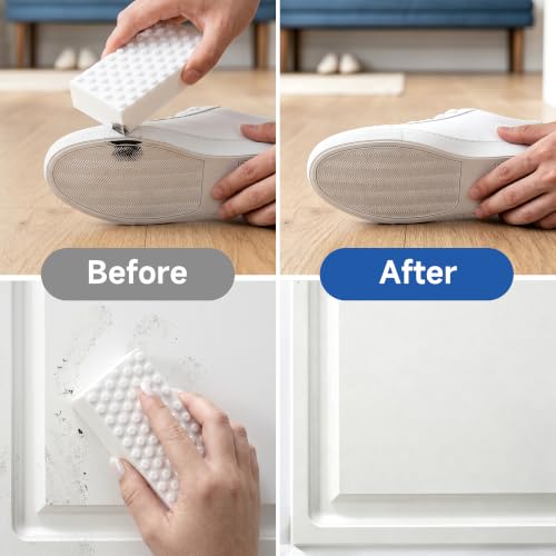 5X Extra Durable Magic Sponge Cleaning Eraser,20 Pack Melamine Sponge