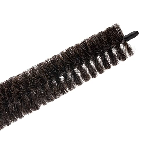Redecker Dark Goat Hair Radiator Brush with Oiled Beechwood Handle, 39-1/2-Inches Long - size: 39-1/2-Inches
