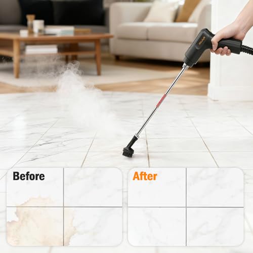 Handheld Steam Cleaner for Home, 1.69QT - color: Black