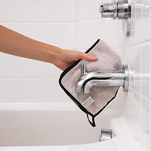 Nano Towels Stainless Steel Cleaner | The Amazing Chemical Free Stainless Steel Cleaning Reusable Wipe Cloth | Kid & Pet Safe | Grey 7x16 (1 pc) - color: Grey