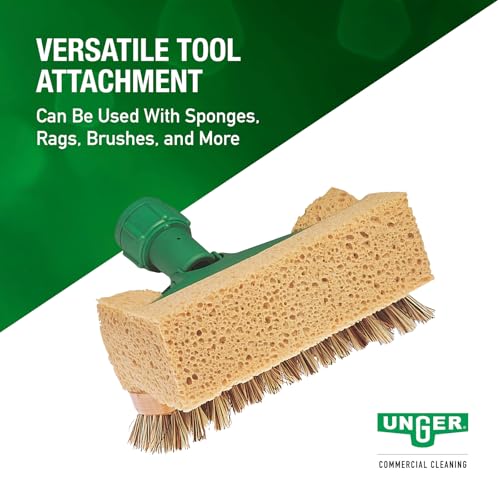 Unger Commercial FIXI-Clamp, Heavy Duty Clamp for Window Cleaning Tools (Case of 5), Fits All Telescopic Poles, FIXI0
