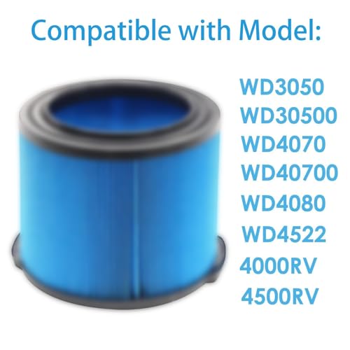 VF3500 Filter Replacement for Ridgid Shop Vac 3-4.5 Gallon Vacuum - style: 2 filters+4 filter bags+4 foam sleeves