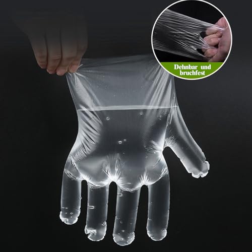 Disposable TPE Cooking Gloves, Ideal for Cleaning and Food Prep, Latex & Powder Free, Food safe - size: Large, style: 2*100pcs