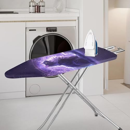 Stylish Iron Board Covers Padding Decorative Covers for Most Iron Boards Ironing Pad Protector Household Ironing Board Cover Black Cat Designs - color: Black Cat Designs