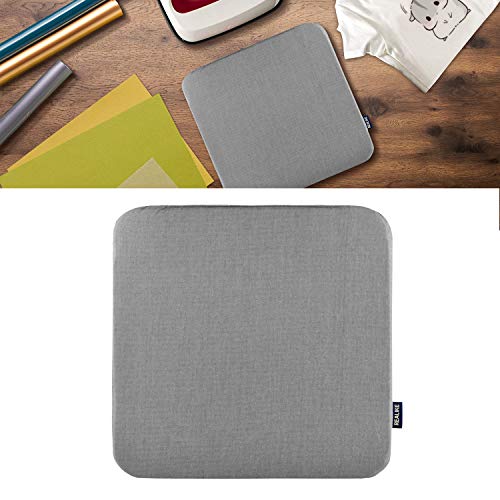 REALIKE Heat Press Mat Compatible with Cricut Easy Press 2/Cricut Easy Press(12X12 inch), Easy Press Mat for HTV Craft Vinyl Ironing Insulation Transfer Projects - color: Gray Easy Press Mat 12"×12", size: 12"×12"