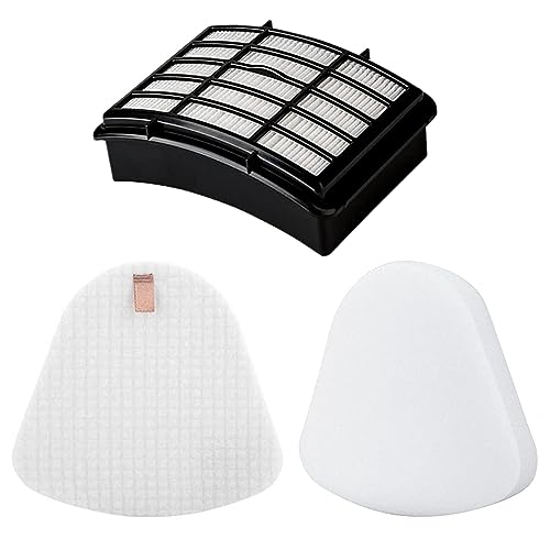 2Pack Hepa & Felt Filters Replacement for Shark Navigator Lift-Away ZU503AMZ NV350 NV351 NV352 NV355 NV356E NV357 NV360 NV370 NV391 UV440 UV490 UV500 UV540 UV541 UV550 Vacuums.Part XFF350 & XHF350.