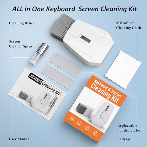 Keyboard Cleaner Brush, Portable for Laptop, Electronics, Home Office Use