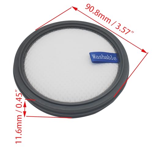 Washable Cordless Vacuum Cleaner Filter Replacement for W200 W300 W400 (1pcs) - color: Grey-1