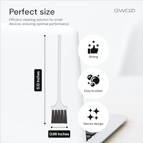 Keyboard Brush - Plastic Small Cleaning Brush for Juicer, Coffee Machine - Laptop & Computer Anti Static Brush - Narrow Keyboard Brush Cleaner for Window Track, Home, Office, 4 Pcs