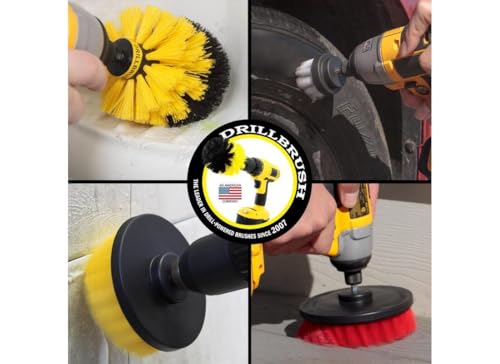 All-Purpose Household Cleaning Brushes for Drill, Auto Detailing Brushes - color: Multicolor