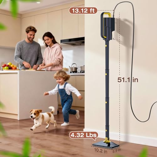 10-in-1 Steam Cleaner, Detachable Handheld Steam Mop for Multi-Surface - color: Gray