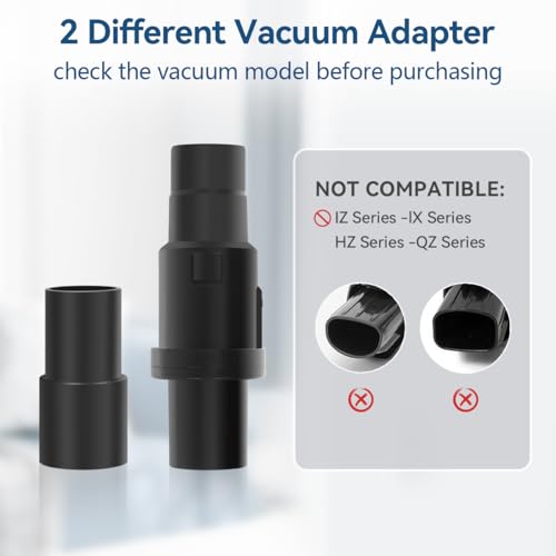 Vacuum Attachments Accessories Compatible with Shark Navigator NV360 NV352 NV356E, Rotator NV500 NV501,Rocket HV301 HV322 HV371 Series Upright Vacuum,1 1/4'' Vacuum Adapter Tools