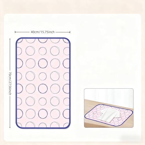 Portable Ironing Mat Blanket Heat Resistant Tabletop Ironing Pad for Countertop, Washer or Dryer, Foldable Travel Ironing Board Alternative for Small Spaces and Iron Anywhere Use