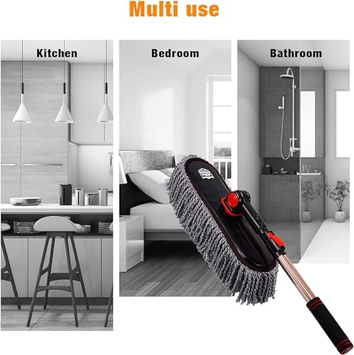 Exterior Car Duster & Brush Kit - Washable Microfiber - color: Microfiserdusterset