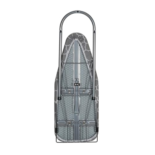 Household Essentials Tabletop Ironing Board, Durable Board with Iron Rest, Includes Door Hang, Perfect for Dorms and Small Spaces, Gray and White - color: Grey/White