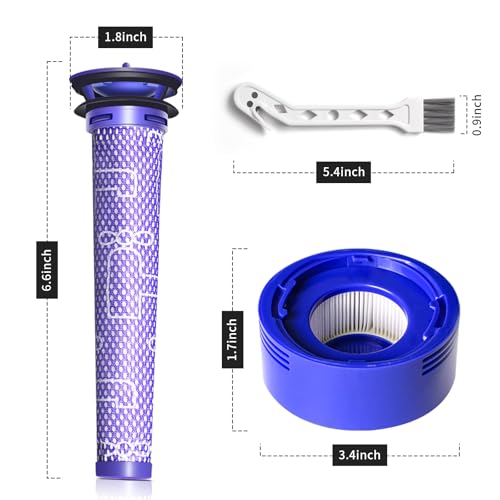 OTTWL V7 V8 Vacuum Filters Replacement Compatible with Dyson V7 V8 - style: V7V8 filter