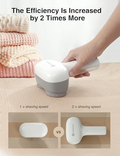 VASSON Fabric Shaver, Sweater Depiller & Pilling Remover - color: Greyish White