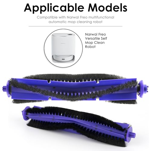 (2 Pieces) Replacement Brush Rollers Compatible with Narwal Freo Robot Vacuum and Mop Combo, Replacement Parts Accessory Kit, 2 Brush Rollers - color: Narwal Freo Roller brush 2pcs