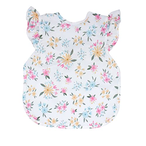 BapronBaby Flutter Baby Led Weaning Infant Feeding Bib Crafting Smock 6M-5T - color: Pastel Floral, size: Preschool 3-5yrs