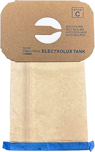 Replacement Style C Bags For Electrolux Type C Canister Vacuums - (96 Bags / 8 After-Filters) - style: 96 Bags / 8 After-Filters
