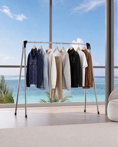 TOOLF Clothes Drying Rack Foldable, Portable Clothes Rack for Travel - size: 48 inch New