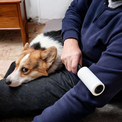Extra Sticky Lint Roller for Pet Hair,220 Sheets,1 Handle - size: 220 Sheets with 1 Handle
