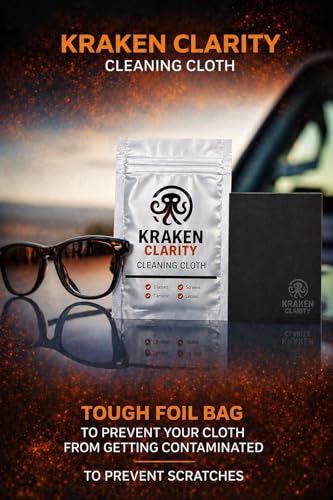 Premium Microfiber Cleaning Cloth – Ultra Soft, Scratch-Free, Streak-Free Cleaning for Glasses, Lenses & Screens – Reusable Cloth with Protective Storage Pouch