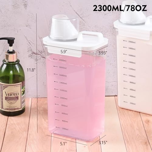 3-Pack Laundry Detergent Dispenser (78 Oz)